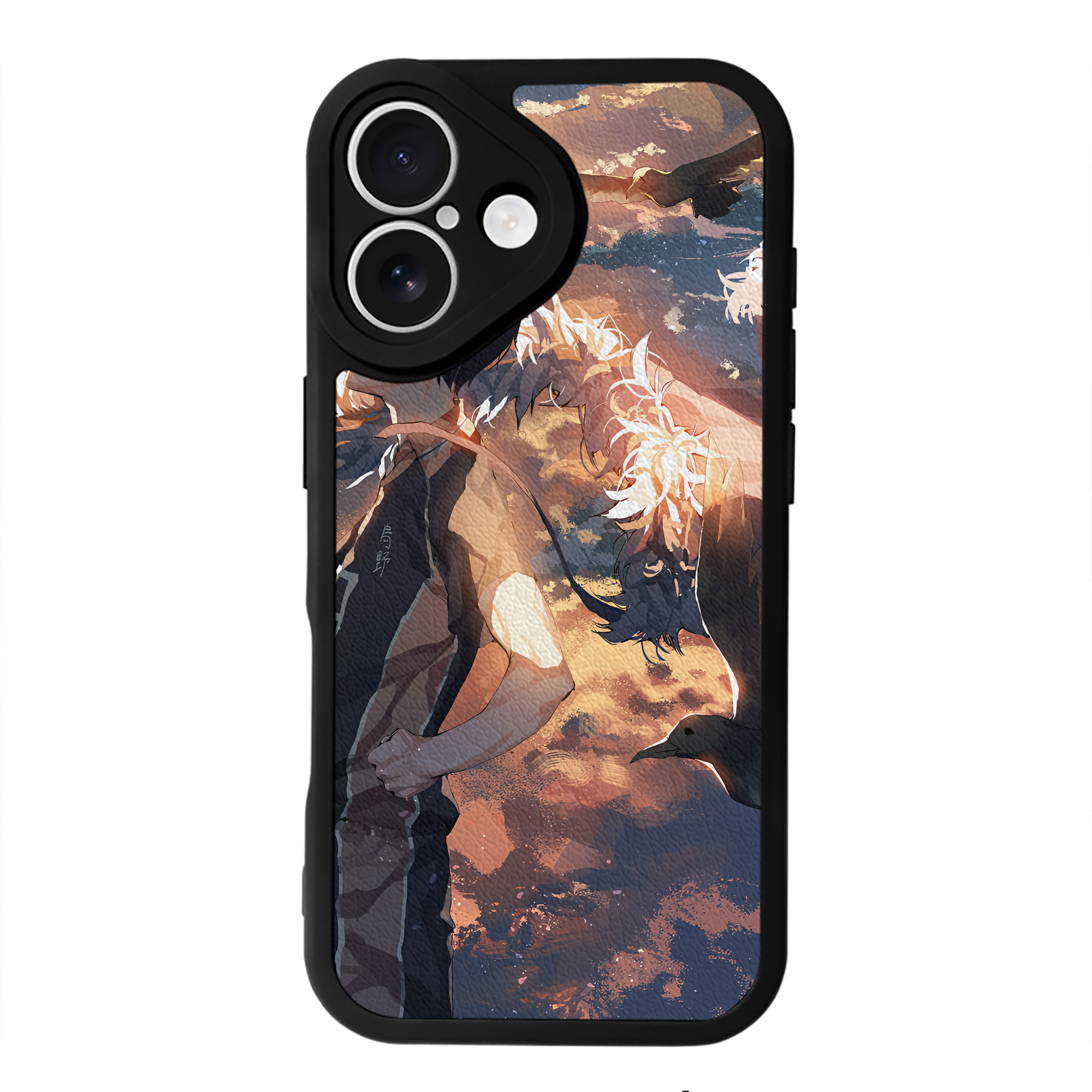 （画像用） ハイキュー!! Haikyu!! 【iPhone 16シリーズ対応】シリコンスマホケース（レザー調） 材質：シリコン